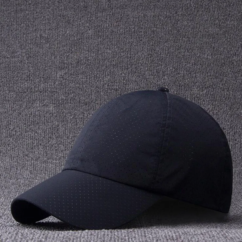 Мужская и женская летняя бейсболка Snapback быстросохнущая Кепка из сетчатого