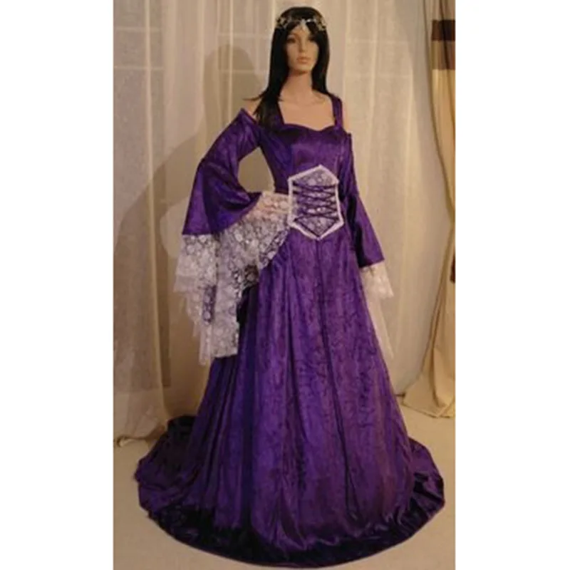 New Hot Renaissance Medieval Dress and Cosplay Costumes Halloween Costume