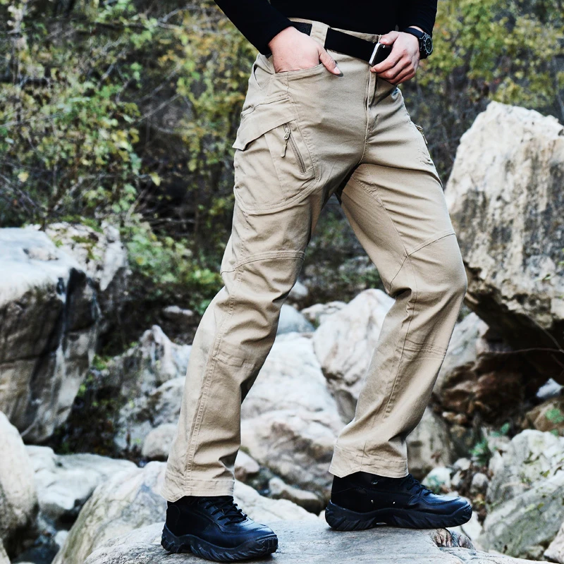 Tactical Cargo Pants Men Military SWAT Pants Paintball IX9 II Army Soldier Combat Trousers Cotton Many Pockets Work Pants XXXL