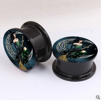 

Wizard Magic Ear Plugs Flesh Tunnels,stainless steel Earring Hollow Expander Ear Gauges Kit,Piercing Jewelry 4MM - 16MM