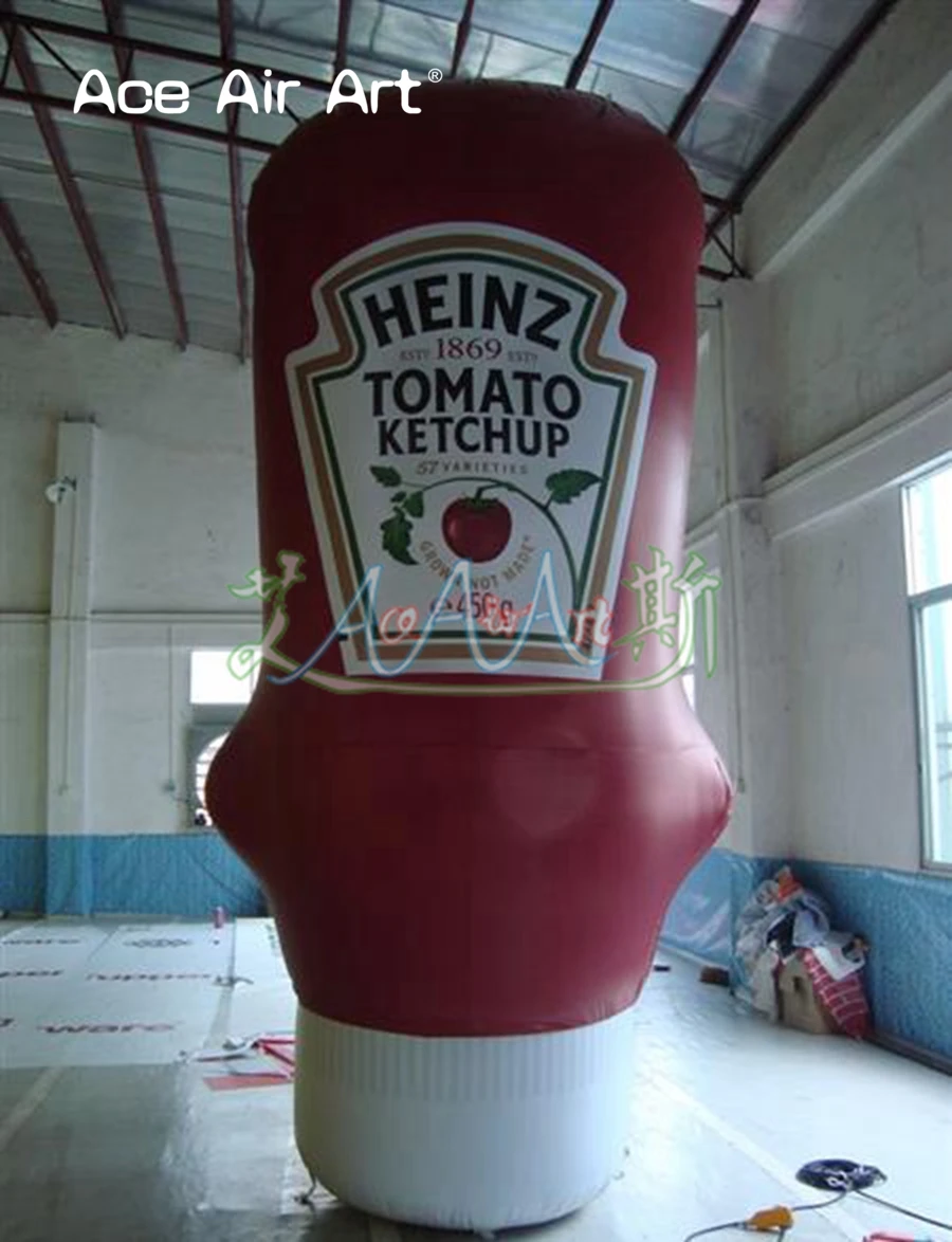 New Designed Inflatable Tomato Ketchup Bottle Model,Tomato Bottle