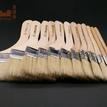 12 шт./компл., акварельная картина маслом wall Art Краски щетка щетины свиньи Краски ing Арт щетка легко моется деревянная Чистящая Щетка для барбекю жёсткая щётка