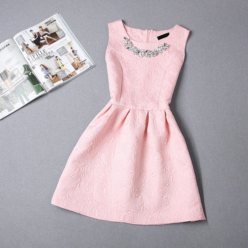 

S-XL summer style 2019 new fashion plus size women's temperament Slim princess dress tutu dress mini dress