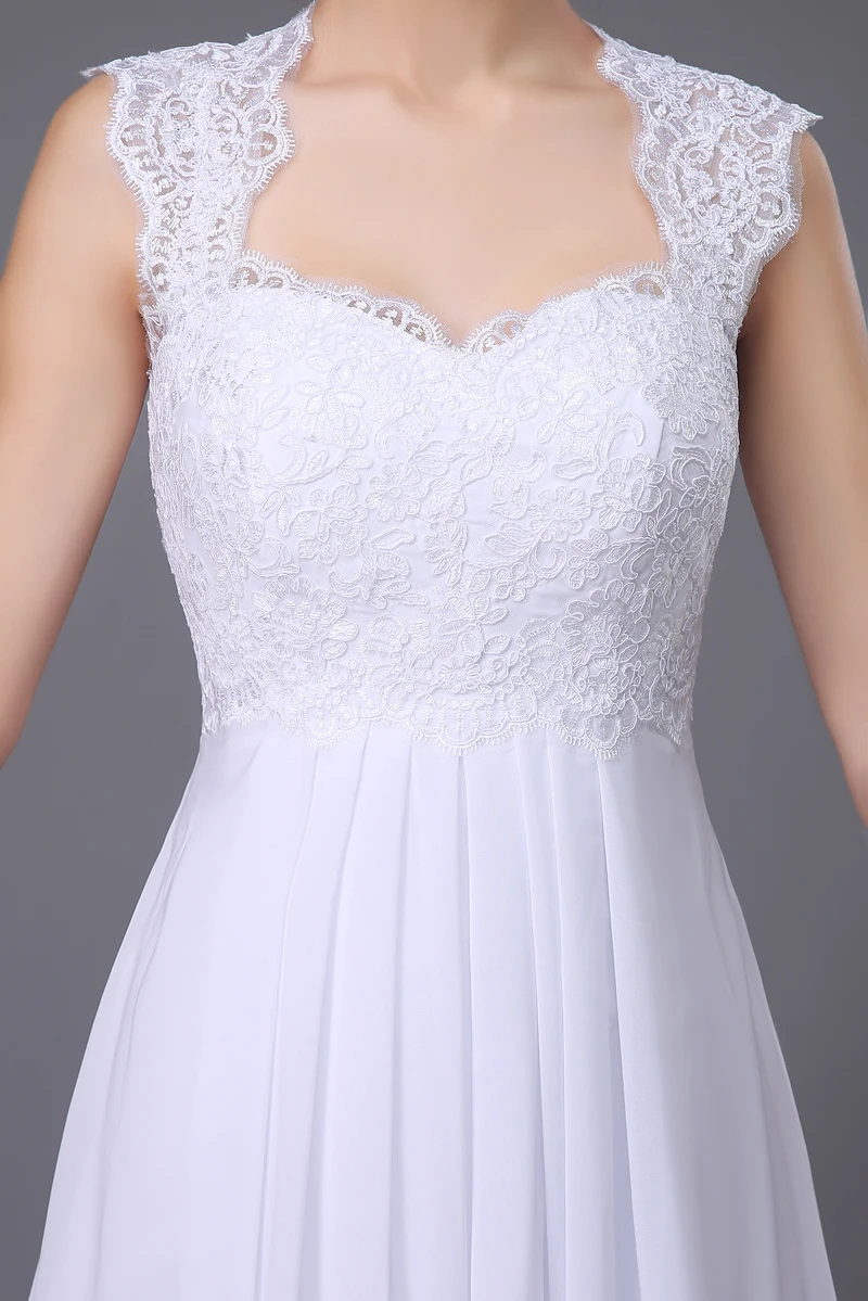 Sweetheart Lace A-line Chiffon Wedding Dress