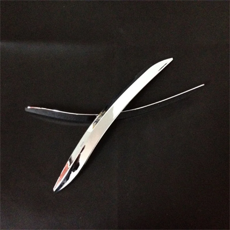 CAR-STYLING-ACCESSORIES-FIT-FOR-2014-SUZUKI-SX4-S-CROSS-ABS-CHROME-FRONT-BUMPER-CORNER-PROTECTOR