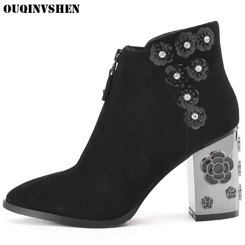 boots with square heel