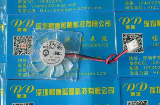 

4008M12C ND2 4010 4CM 0.14A 12V 2 line graphics cooling fan