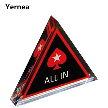 

Yernea Baccarat Texas Holdem Poker All In Button Triangle Acrylic All In Button Texas Hold'em Poker Star Poker Cards Poker Chip