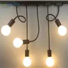 L40cm Hose Neck E27 Track Light Gooseneck Rail Ceiling Mounted Track Lighting Industrial Clothing Store Adjusted Rail Lamp Spots 1