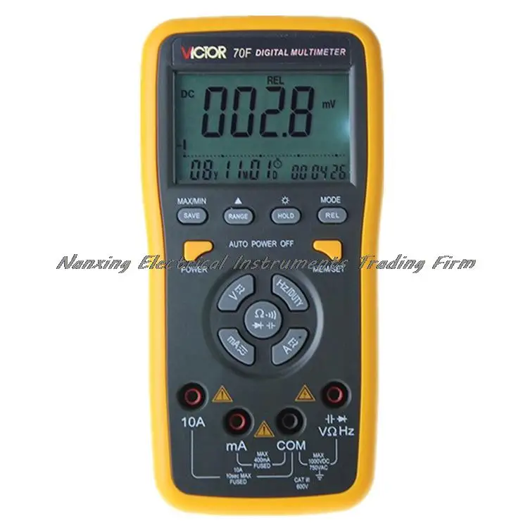 

VICTOR VC70F Digital Multimeter Intelligent multimeter automatic identification capacitance resistance band store