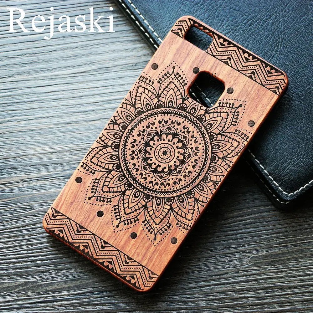 Чехол для телефона Rejaski Sculpture Wood Huawei P20 Pro Mate 10 Plus Мягкий Деревянный чехол P9