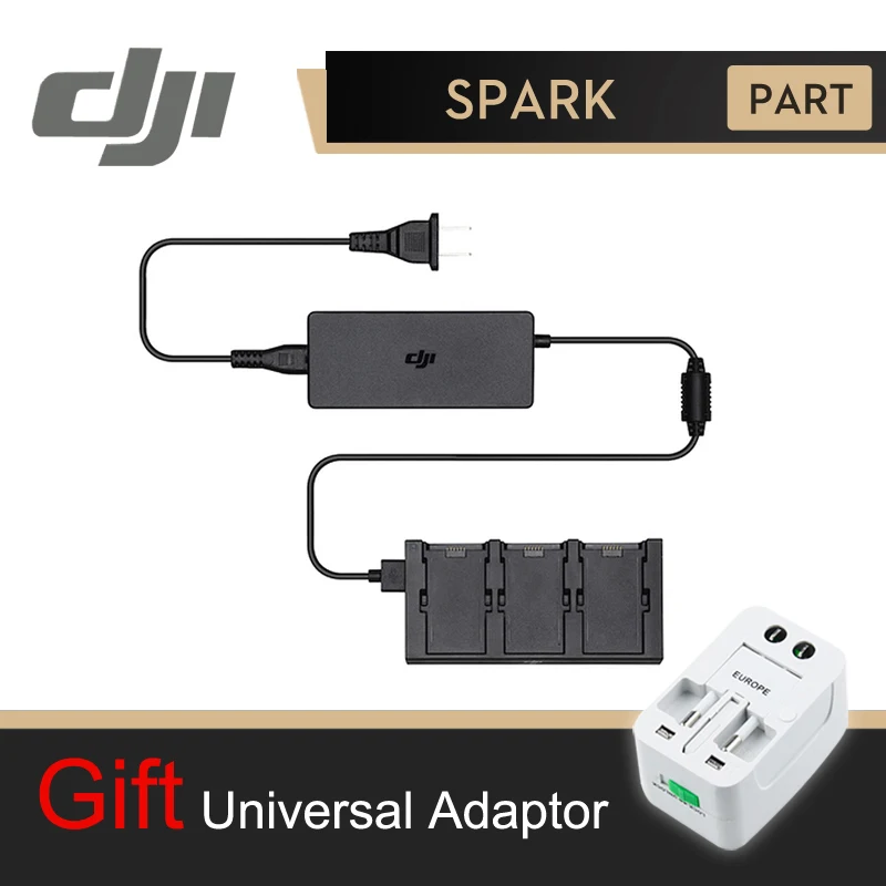 DJI Spark Battery Charger Hub AC Power Adapter Intelligent Flight Battery Charger Original цена DJI Spark Battery Charger Hub AC Power Adapter Intelligent Flight Battery Charger Original цены онлайн