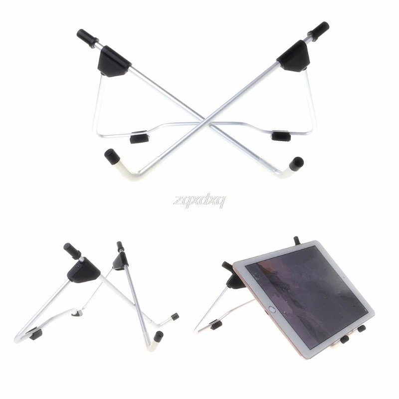 

Foldable Laptop Stand Holder Tablet PC Holder Aluminum Stand For iPad 1/2/3/4mini Bracket Universal Holder June 09 Drop Ship