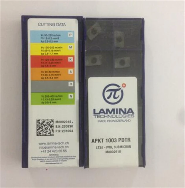 Inserti In Carburo Cementato TPKR2204 E TPKN2204 LT30 Per Tornitura Esterna CNC – Durezza 95 E Rivestimento CVD
