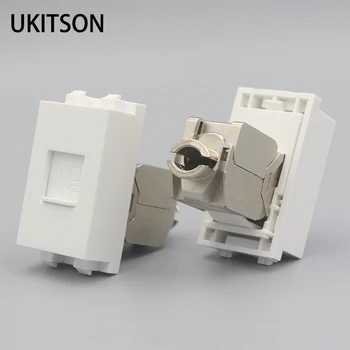 

New CAT 6A Network Insert Plug CAT6A Modules For 10GB Internet RJ45 LAN Slot With Sliding Door