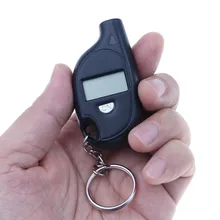 Bar-Pressure-Gauge Display Tire Digital Mini PSI Keychain-Style Kpa Portable