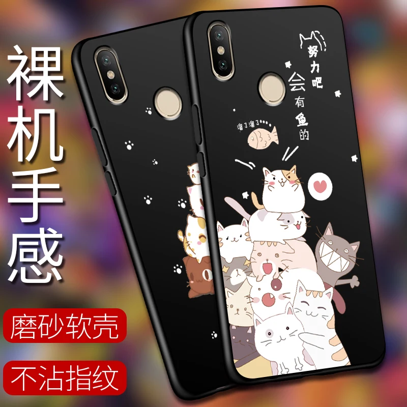 Чехол для Xiaomi Redmi Note 5 Pro мягкий силиконовый мультяшный персонаж защитная задняя