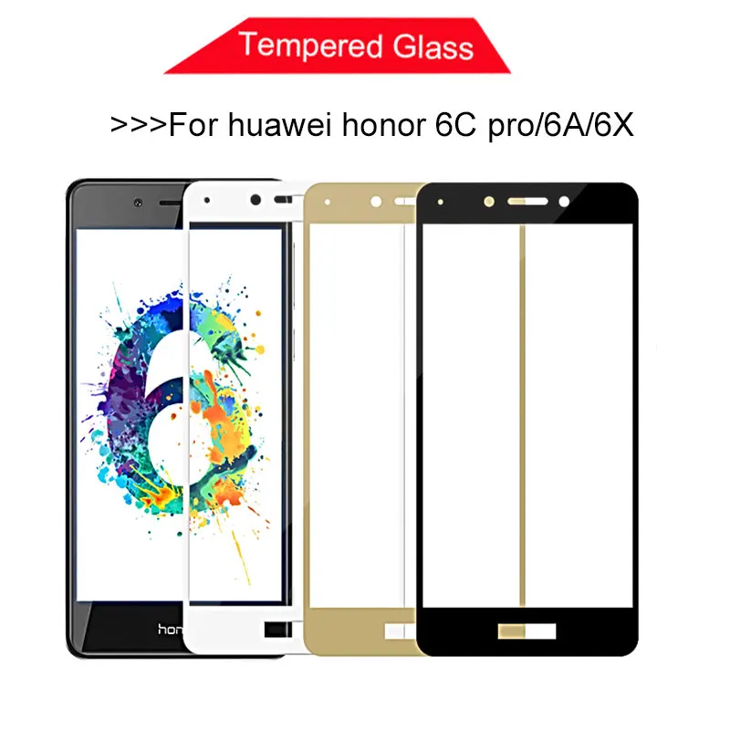 

protective Glass For Huawei honor 6c pro Screen Protector for huawei honor 6a 6x 6 x 6cpro tempered glass huawey honor6a 6x film