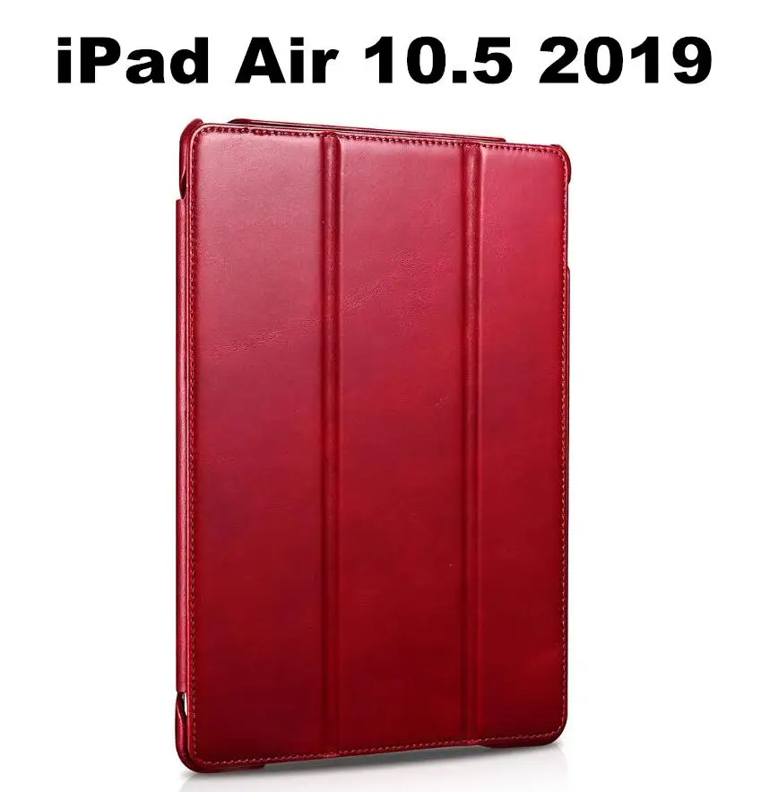 ICarer для iPad Pro 11 дюймов iPad Air 10,5 Mini5 Mini 5 чехол из натуральной кожи для iPad Pro 12,9 дюйма iPad air 3 - Цвет: iPad Air 3 10.5 2019