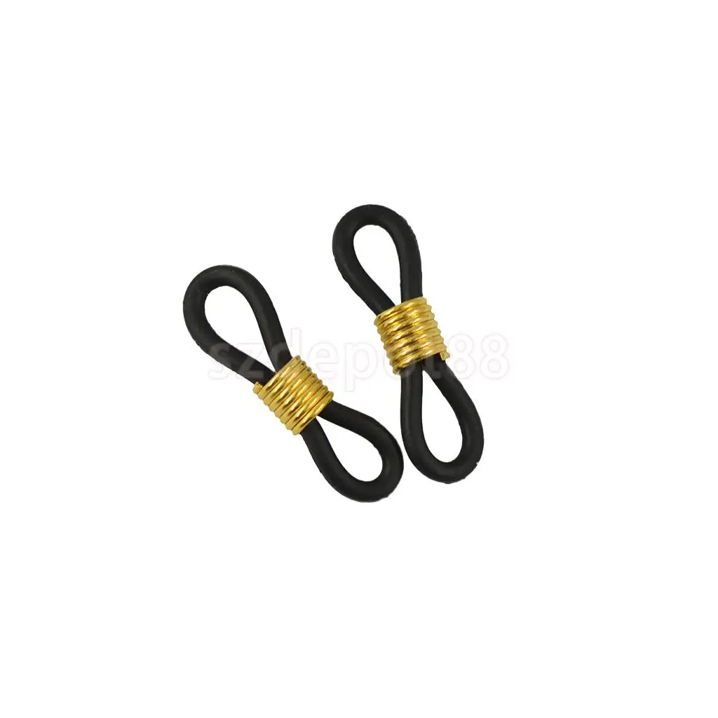 70 Pieces Wholesale Rubber Connectors for Eye Glasses Holder Necklace Chain 20mm Mixed Lot