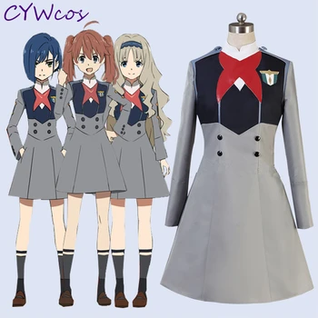 

Darling in the FranXX ICHIGO CODE 015 MIKU KOKORO Cosplay Costume Uniform Suits Women Dress Halloween Costumes