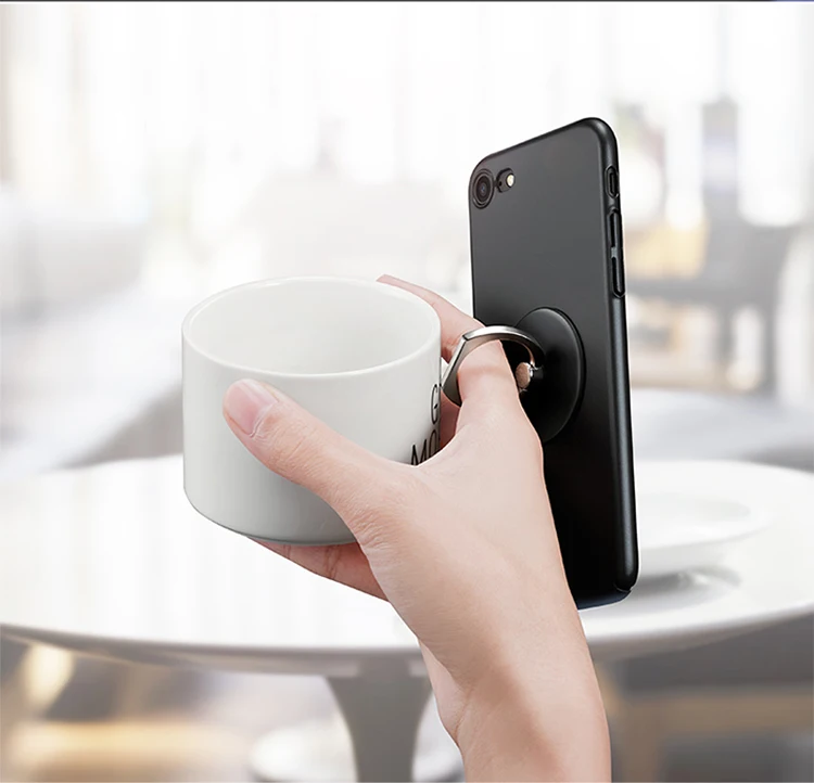 360 Degree Finger Ring Mobile Phone Grip Stand Holder For iPhone X 8 7 Plus Samsung Galaxy s8 s7 HUAWEI XIAOMI Redmi 4X MI