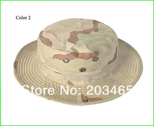 BH01 Спорт на открытом воздухе шляпа, камуфляж шляпы круглая-Солнцезащитная шляпа с широкими полями шляпы Джеймс супер легкий Снайпер Рыбацкая шляпа - Цвет: color 2