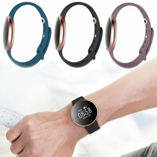 Women's Bluetooth Smart Bracelet Heart Rate Monitor Sport Pedometer Ladies Candy Color Wristbands