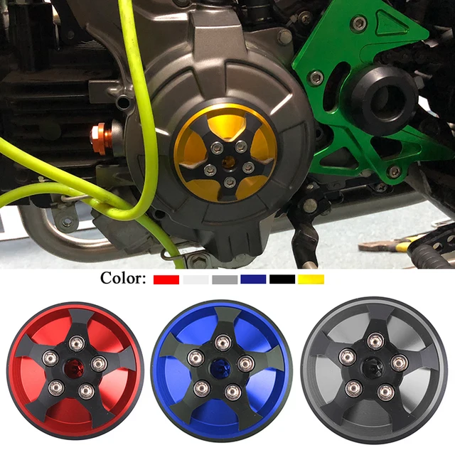 Motorcycle Accessories CNC Aluminum Alloy Engine Protective Cover For Kawasaki Z125 Pro 2015