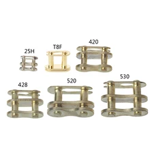 Motorcycle Chain Buckle Ring Link 25H# T8F# 420# 428# 520# 530# Golden