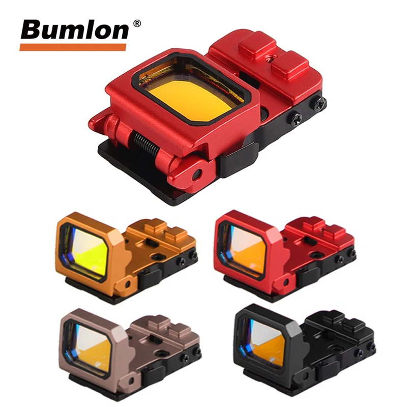 

Tactical Flip Dot Reflex Sight Scope RMR Scope Holographic Reflex 20mm Rail 4 color available RL5-0049 for Hunting Airsoft Rifle