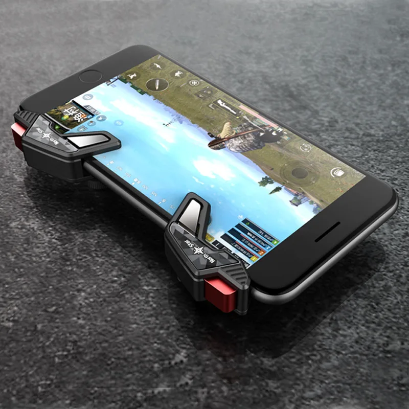 Мобильный геймпад для огневой курок, шутер, металлическая кнопка, джойстик для PUBG, игровой контроллер, аксессуары для IOS Andriod Phone
