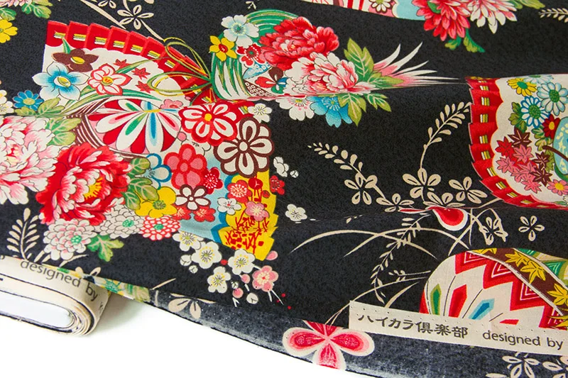 Японское кимоно kokka полуметровая хлопковая ткань для шитья|cotton fabric|fabric forfabric for