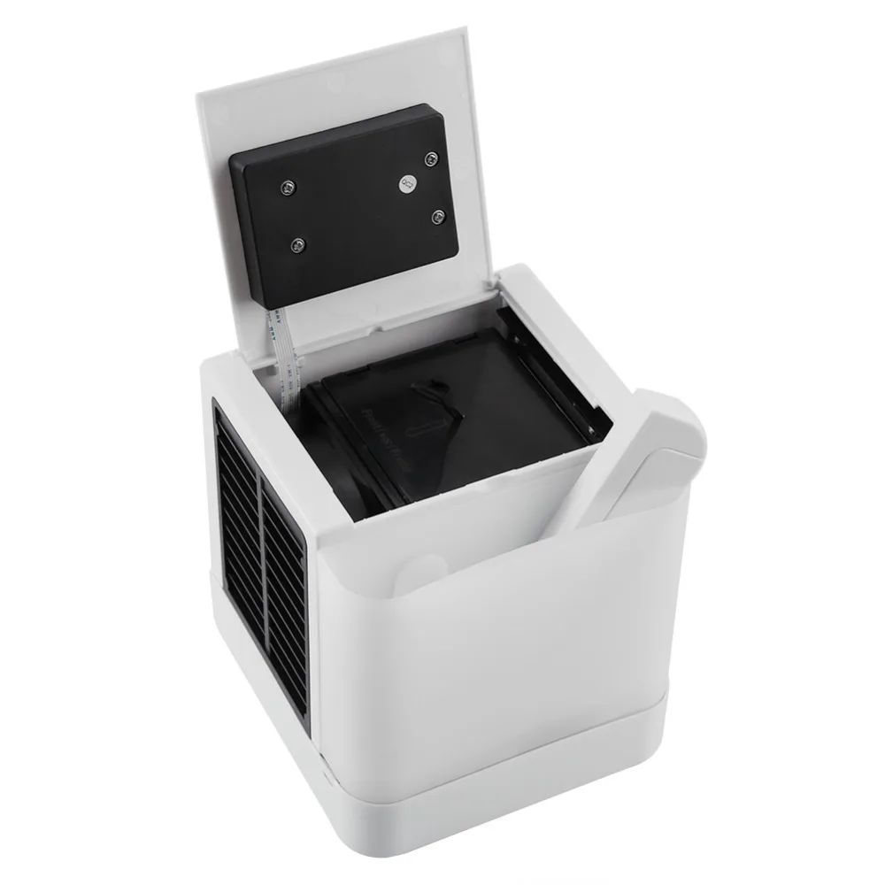 3rd Generation 7 Colors Mini Air Conditioner Artic Air Cooler LED LCD Timer USB Personal Space Cooler Fan Air Cooling Fan Device (11)