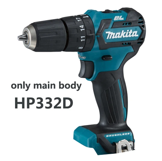 Япония Makita HP332/331D зарядка Ударная дрель бесщеточная литиевая дрель электрическая отвертка 6750-22, 500ipm 450-1500 об/мин 30/14