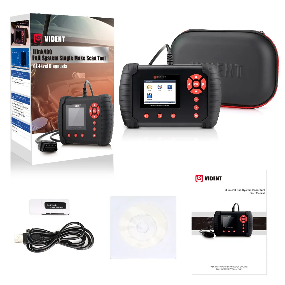 VIDENT iLink400 CHRYSLER DODGE JEEP OE-level Full System Diagnostic Scan Tool US