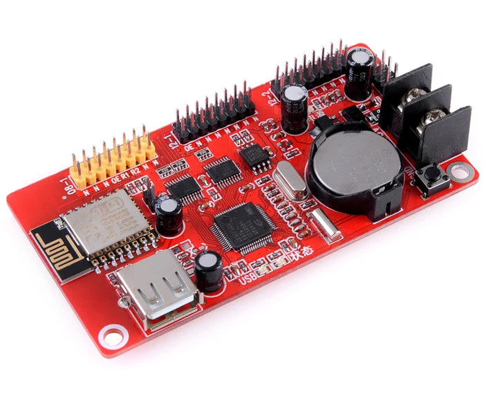 Kaler новый wifi светодиодный дисплей контрольная карта XU2W с бортовым сигналом