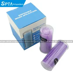 Зубные Одноразовые Micro Brush Micro Аппликаторы материалы обычный размер фиолетовый
