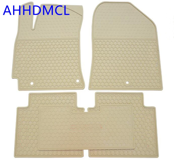 Car Rubber Floor Mats Anti Slip Mat Carpets Feet Pad For Hyundai