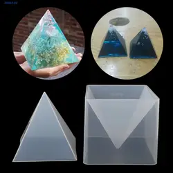 JAVRICK супер Пирамида Силиконовая Форма Смола ремесло ювелирные изделия Прозрачная форма с пластиковой рамкой ювелирные изделия рукоделие