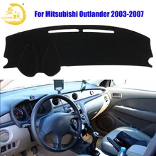 Easysee крышка приборной панели панель dashmat тире коврик козырек от солнца приборная панель ковровые покрытия для Mitsubishi старый Outlander защита от пыли