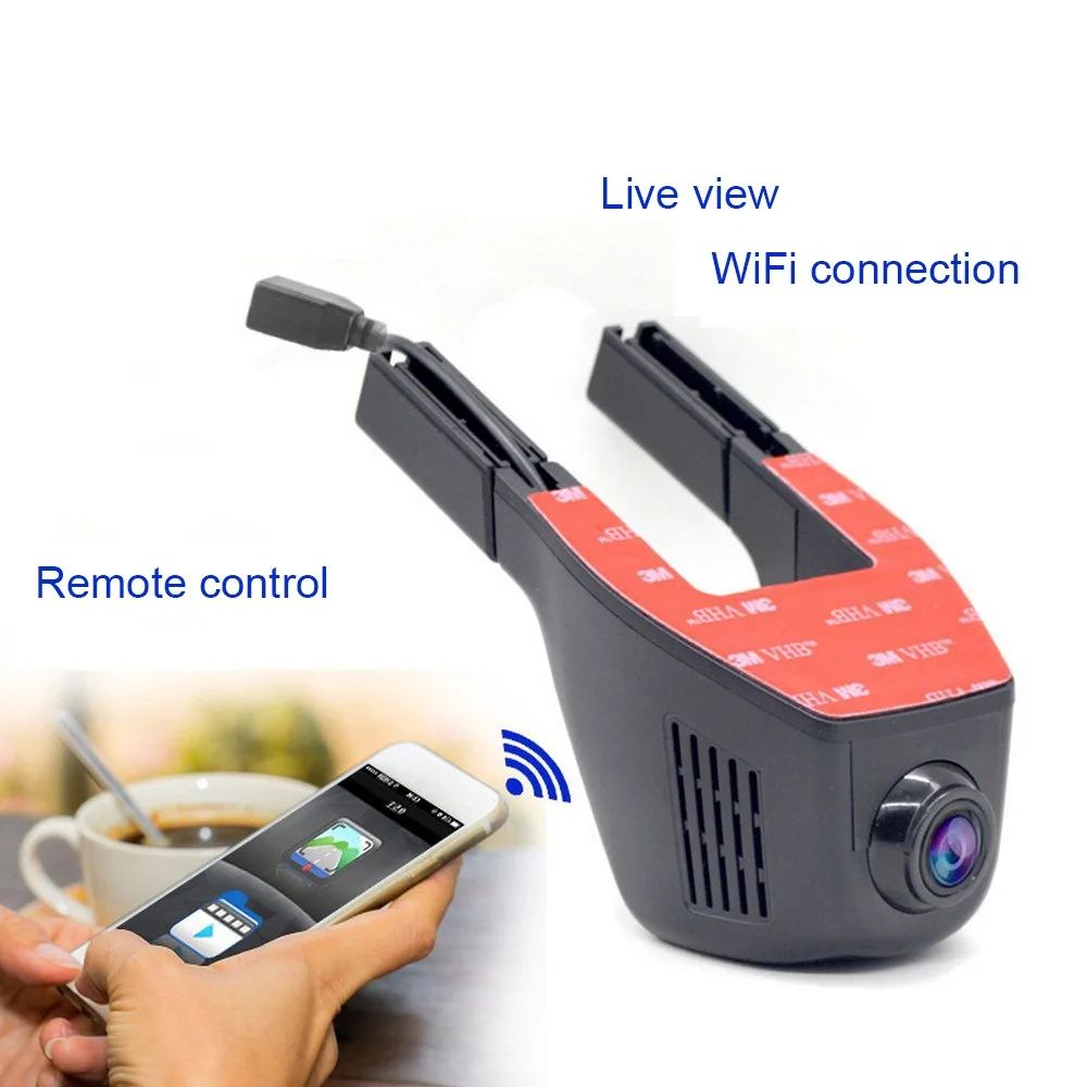 

Car DVR Camera Driving Recorder Wifi HD 1080P Cycle Hidden Driving Recorder Night Version Car DVR Video Recorder DVR/Dash Camera