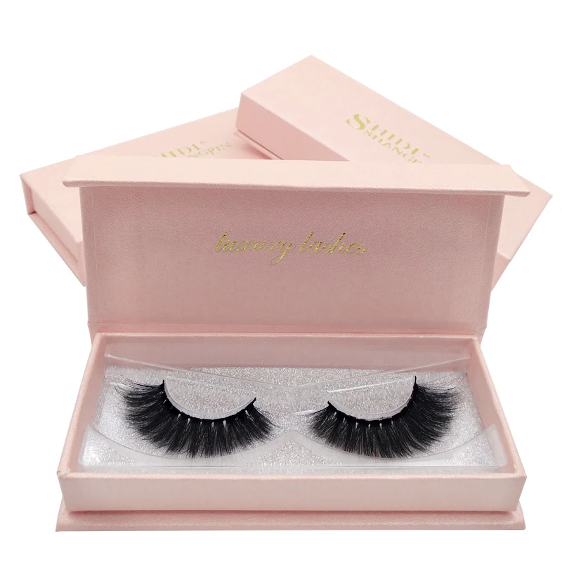 3d Mink False Lashes Natural Mink Thick False Eyelashes Extension Lashes Make Up Set Soft Nagaraku Pink Beauty Box Handmade Hot (24)