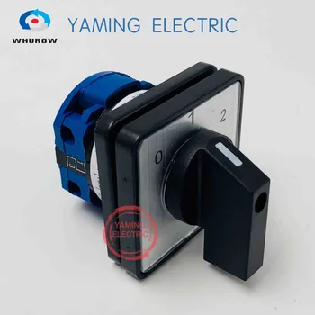 

LW26 YMW26-20/1 Rotary switch knob 3 position on-off-on 690V 20A 2 poles 4 terminals Motor universal cam switch