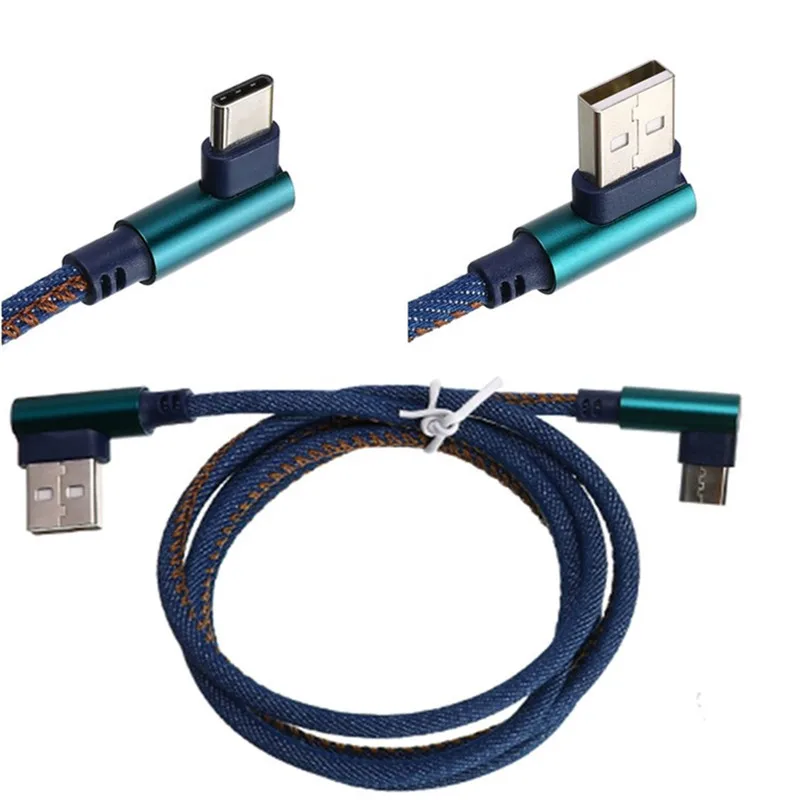 

1m/2m USB Type C Short Cable 90 Degree Right Angled USB Type-C 3.1 Connector Wire Cable for Xiaomi for Samsung
