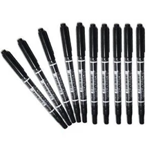 10 шт Татуировка ручка Татуировка Кожа Маркер Маркировка писец ручка тонкой и Reg наконечник-Татуировка ручка