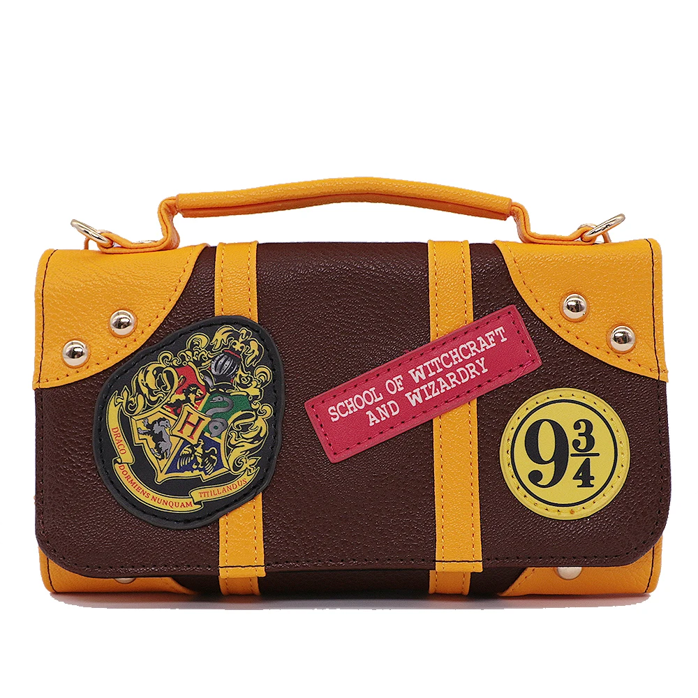 Женская сумка Хогвартс PU школьный значок маленький чемодан сумка на плечо сумки Курьерская сумка косая сумка