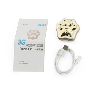 

RF-V40 3G Wifi Pet GPS Tracker Locator Anti-lost Waterproof IP66 Tracking Device for Cat Dog Smart rolling LED light on/off
