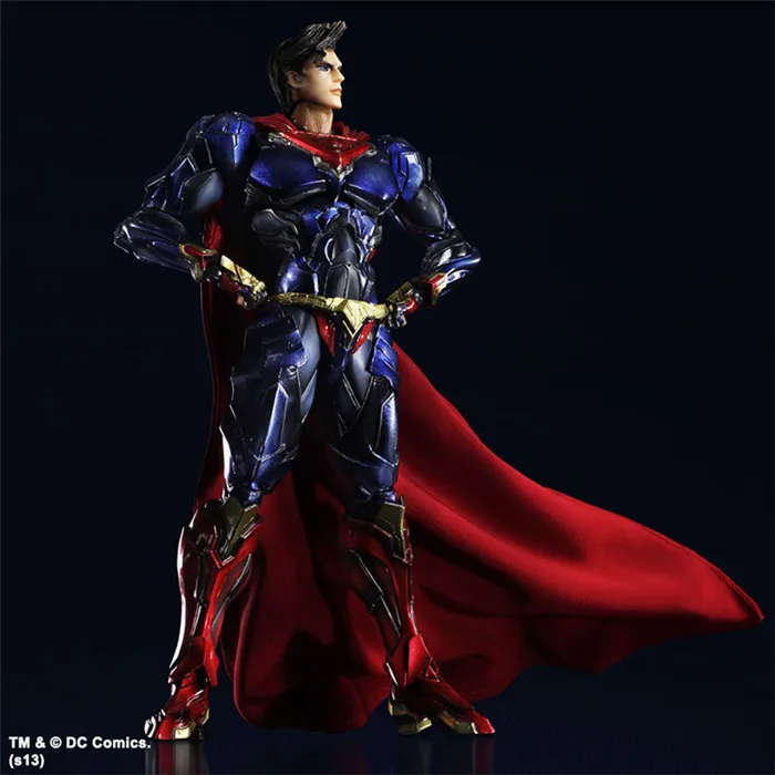  Play Arts KAI DC COMICS NO.6 SUPERMAN PVC Action Figure Collectible Model Toy 26cm