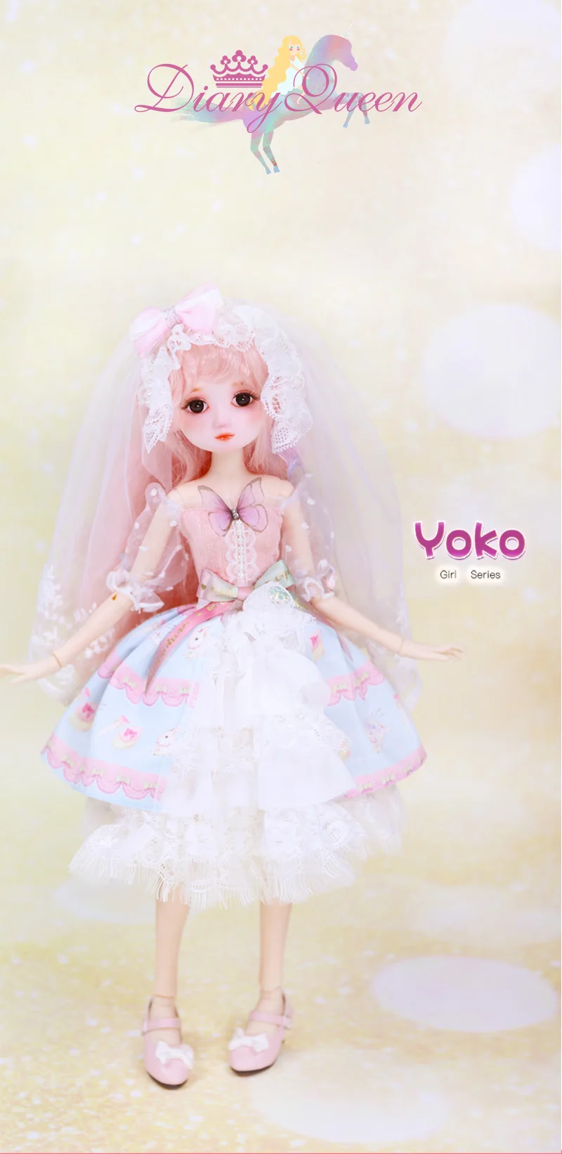 1/4 BJD Blyth кукла молочная королева Девичья серия для механических соединений тело девушки ледяной, SD